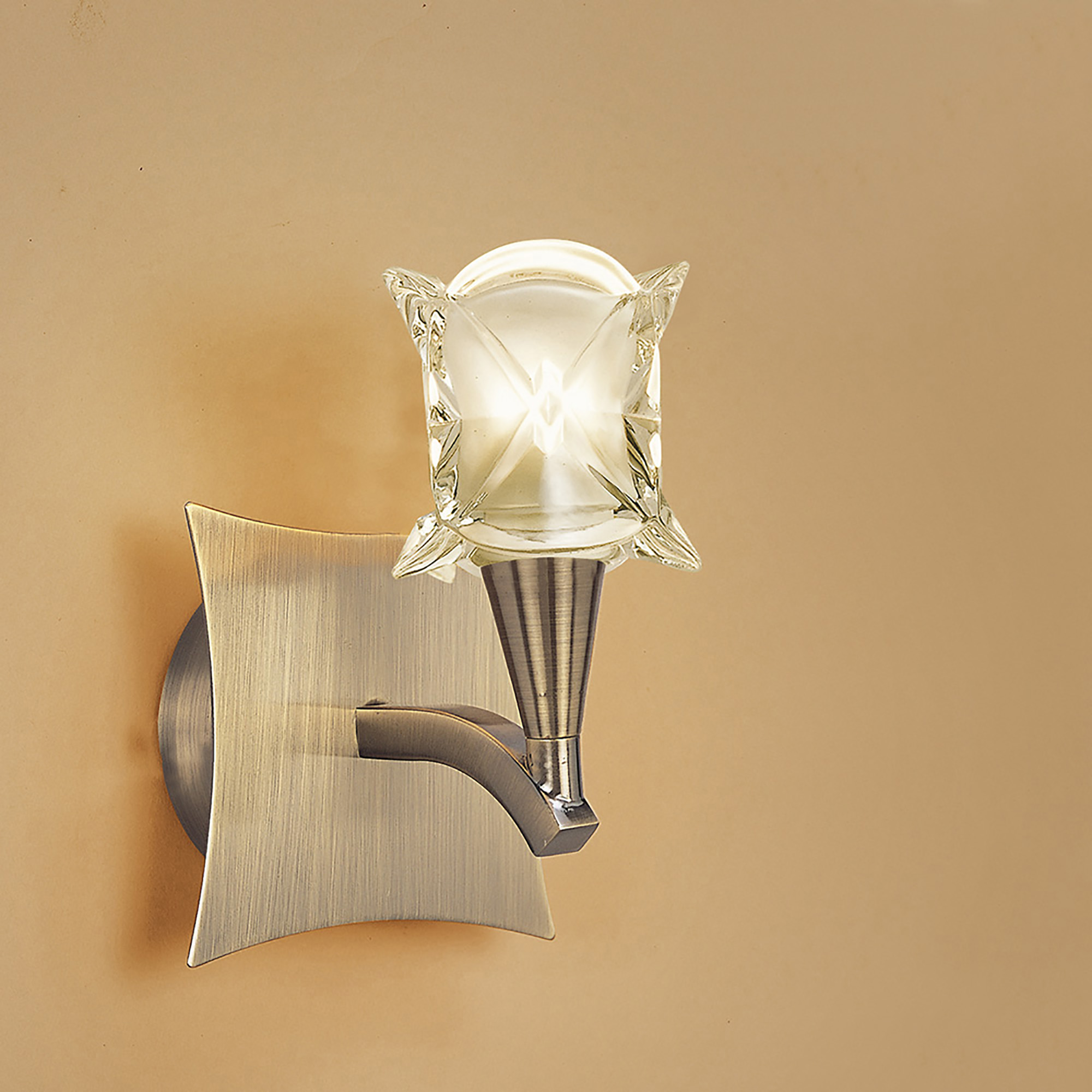 Rosa Antique Brass Wall Lights Mantra Armed Wall Lights Rosa Antique Brass Wall Lights Mantra Armed Wall Lights